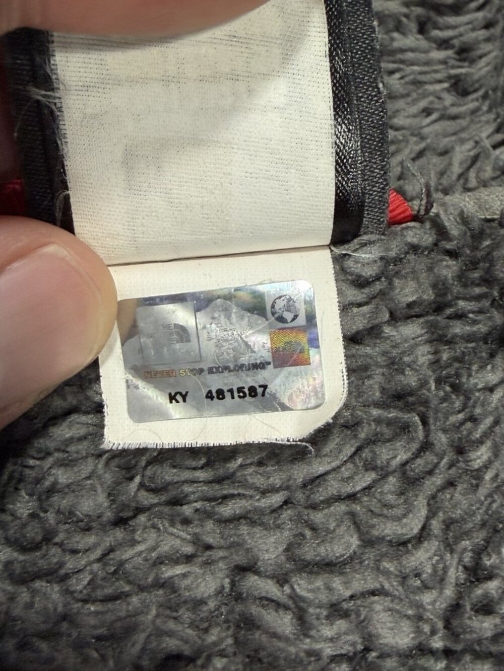 The North Face Jacket Mens XL Chimborazo Full Zip Gray Fleece Lined Outdoor - Picture 15 of 15